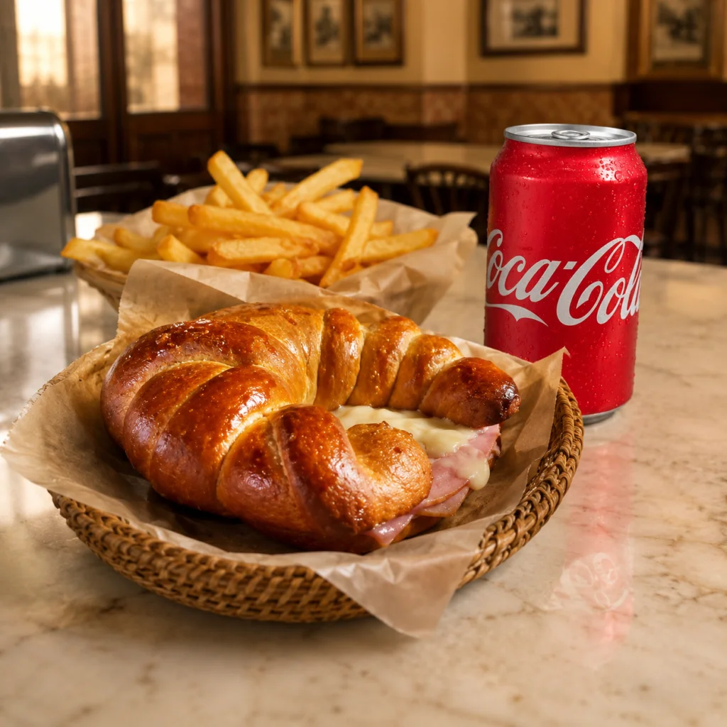 Croissant de Jamón y Queso