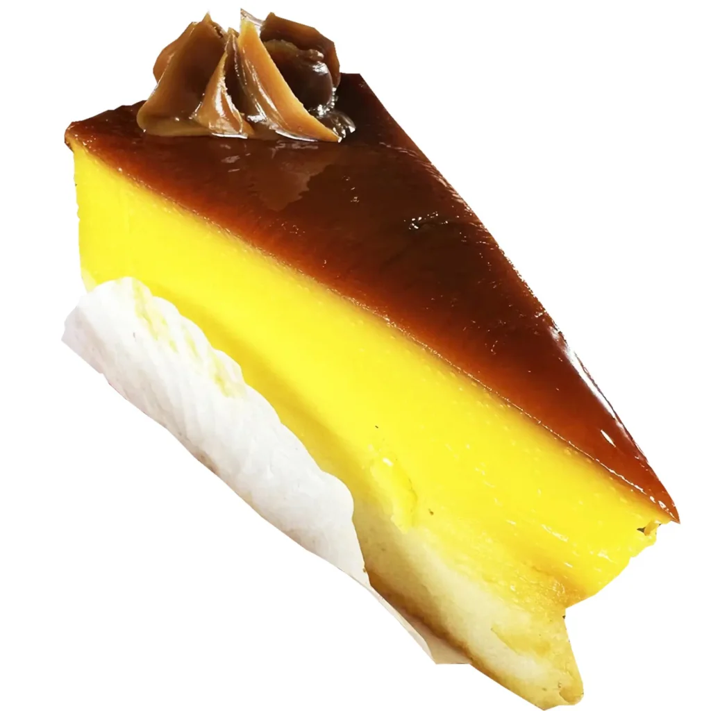 Slice de Flan cheesecake