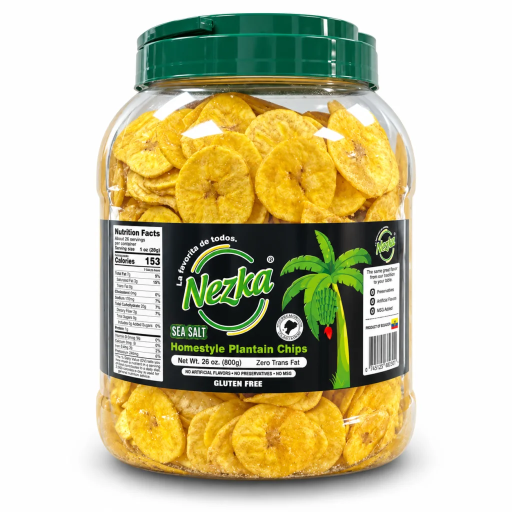 Chicharritas Nezka Homestyle Plantain Chips (28 oz)
