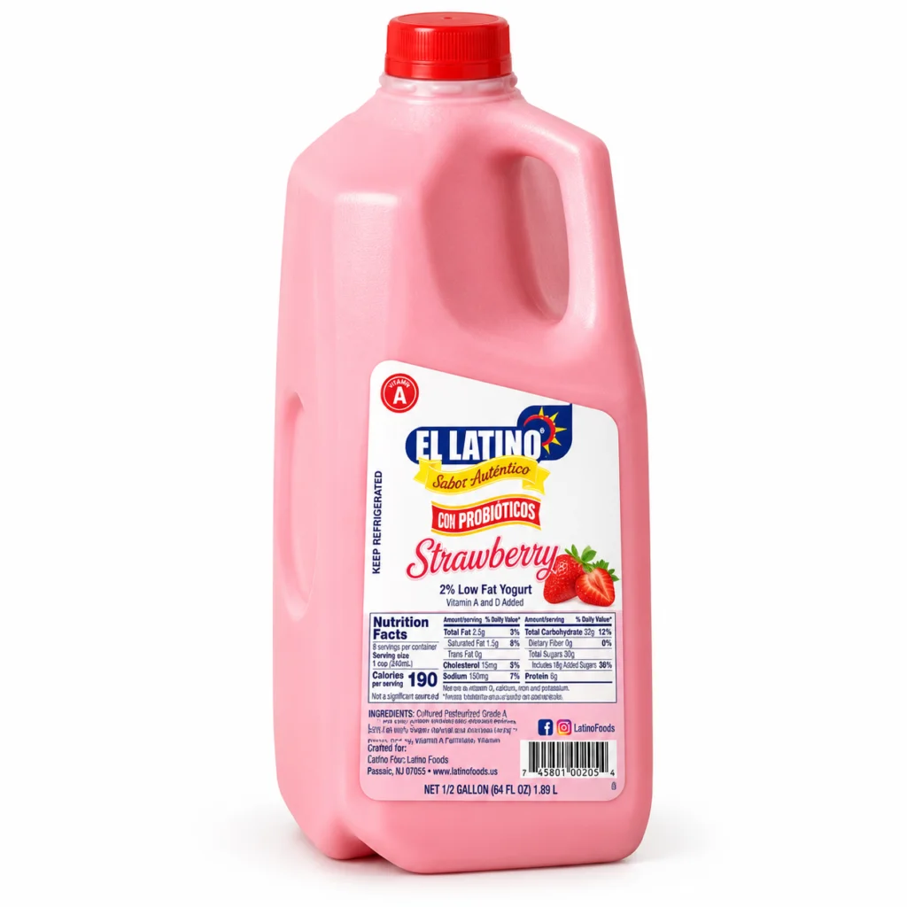 El Latino Yogur de fresa (1.82 L)